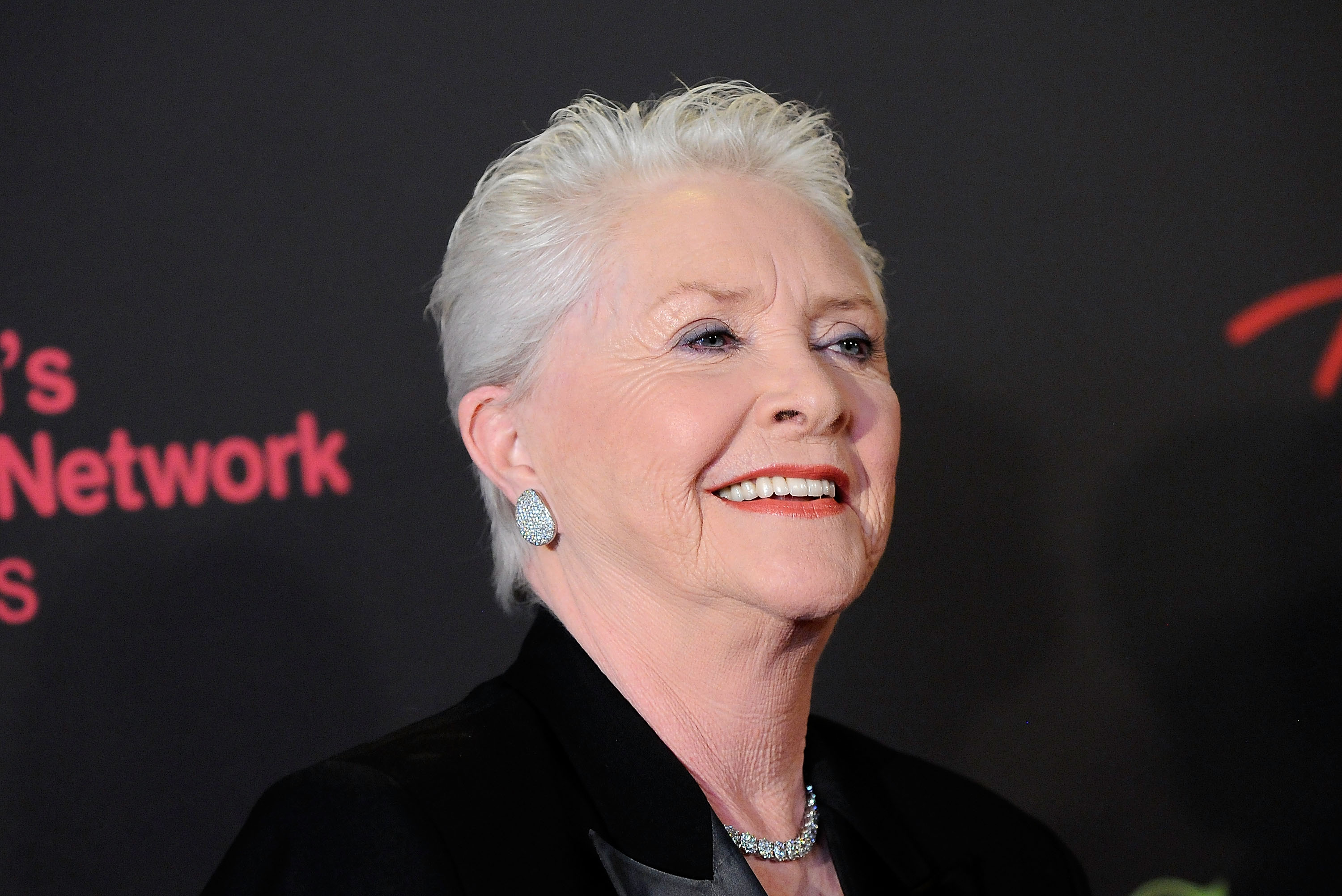'The Bold and the Beautiful' star Susan Flannery wears a black pantsuit at the 2011 Daytime Emmy Awards.