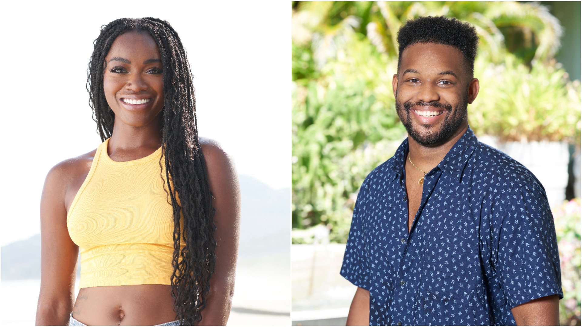 Headshots of Tahzjuan Hawkins and Tre Cooper from ‘Bachelor in Paradise’ Season 7 in 2021