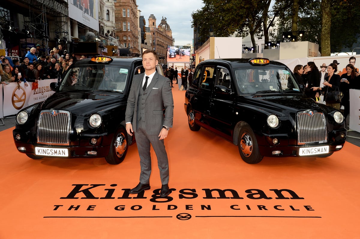 Taron Egerton at the 'Kingsman: The Golden Circle' World Premiere