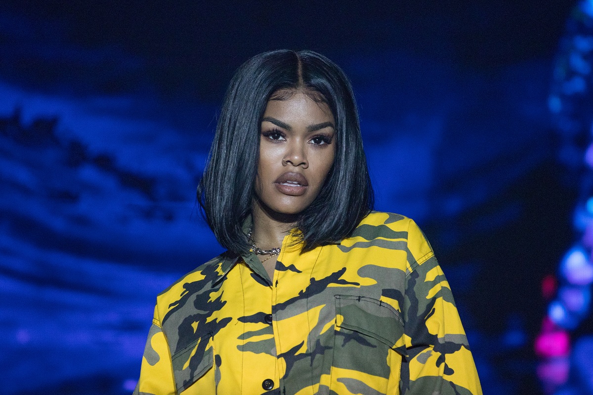 Teyana Taylor onstage performing 'Keep the Promise' at World AIDS Day Concert