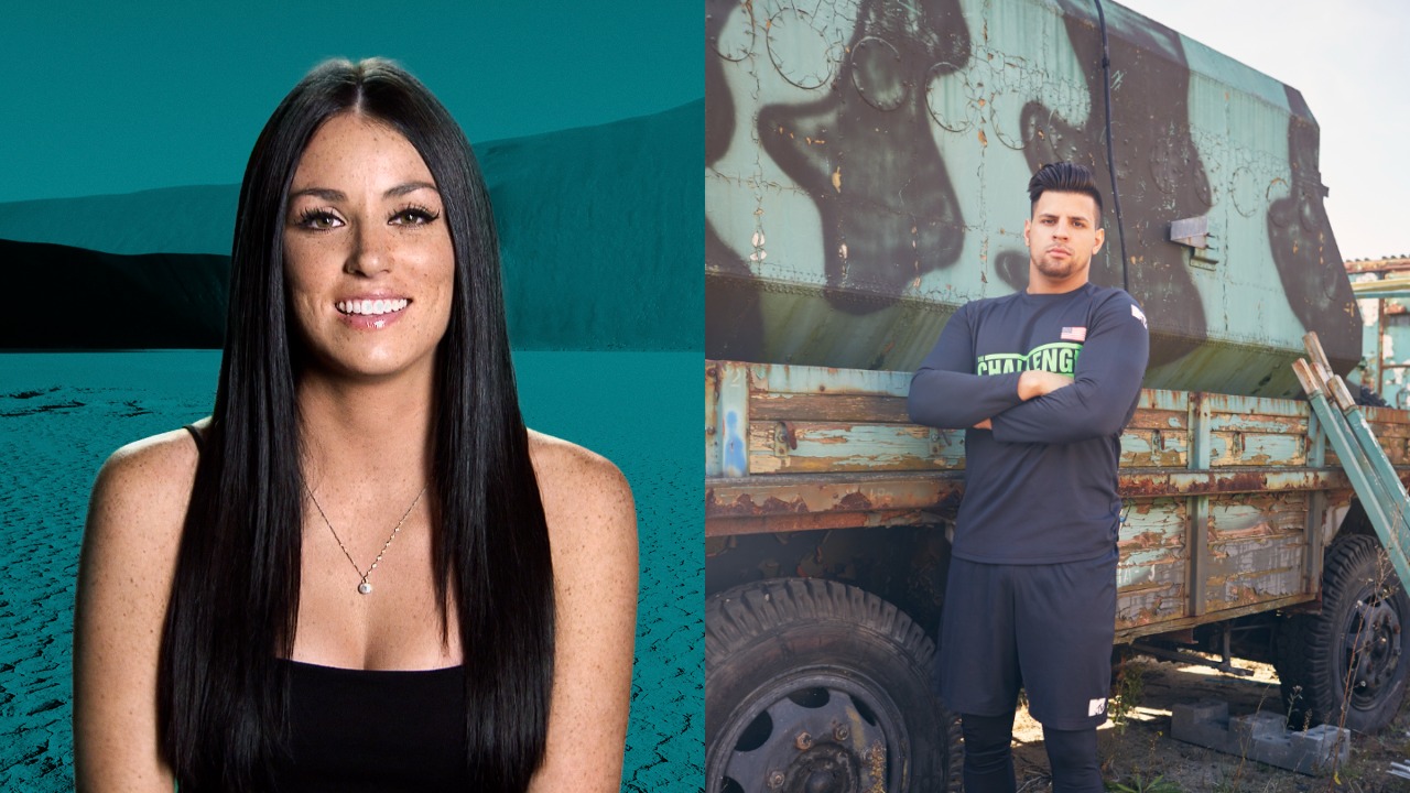 Amanda Garcia and Fessy Shafaat pose for 'The Challenge' cast photos