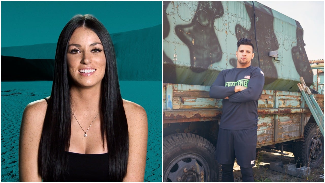 'The Challenge' competitors Amanda Garcia and Fessy Shafaat pose for cast photos