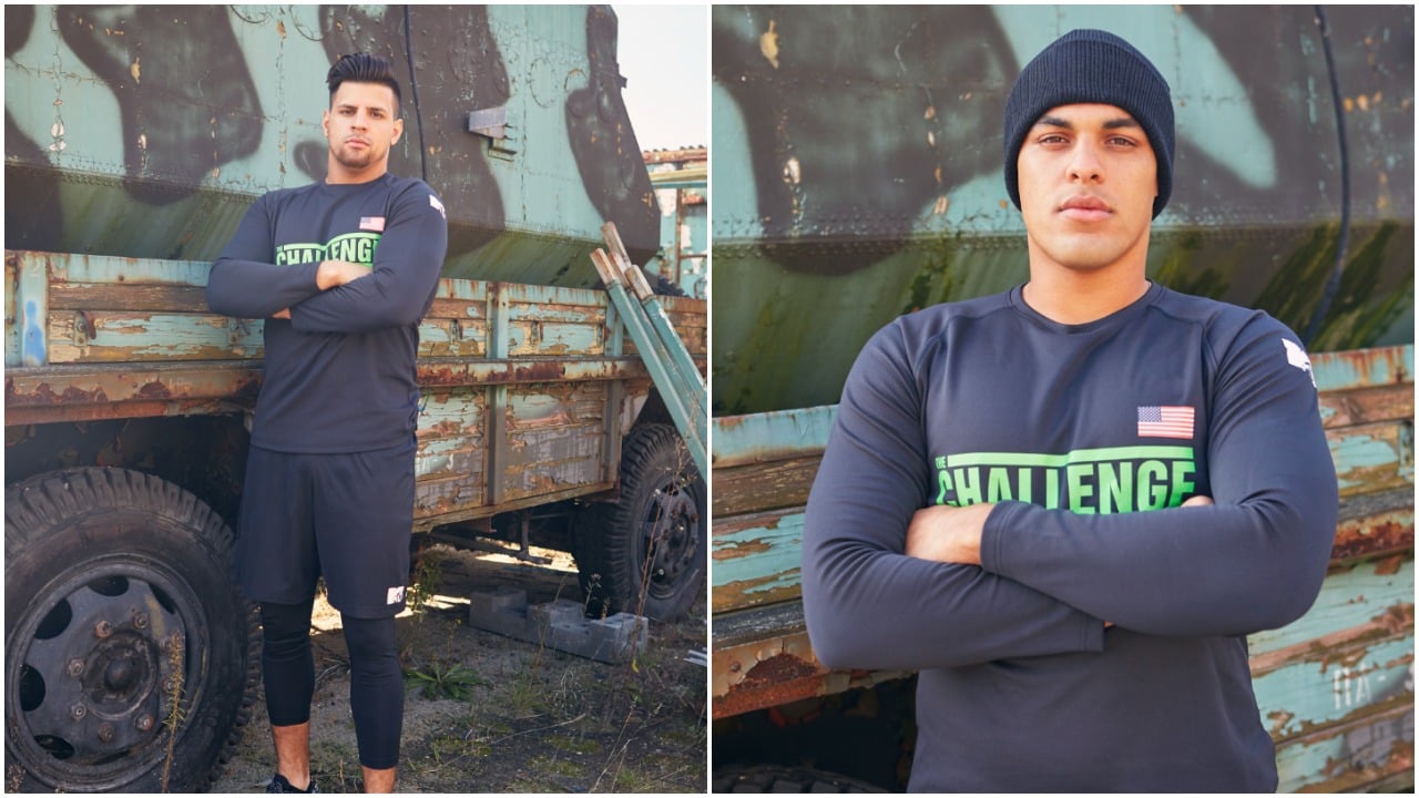 The Challenge stars Fessy Shafaat and Josh Martinez pose for MTV