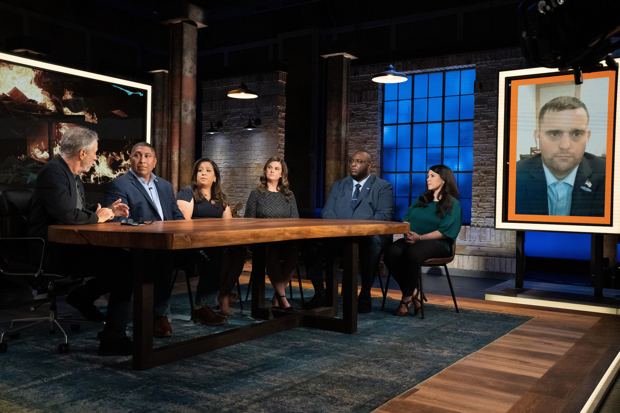 The Problem with Jon Stewart features a panel of speakers