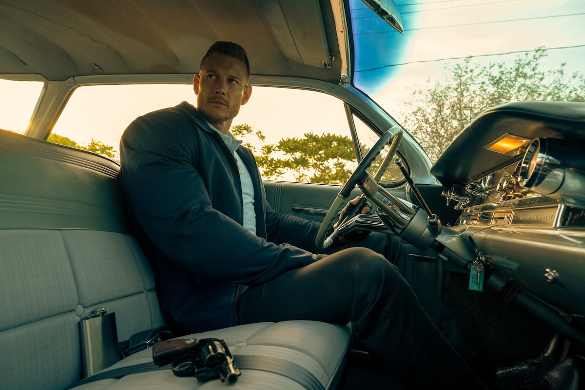 Luther (Tom Hopper) in a production still from 'The Umbrella Academy' Season 2.