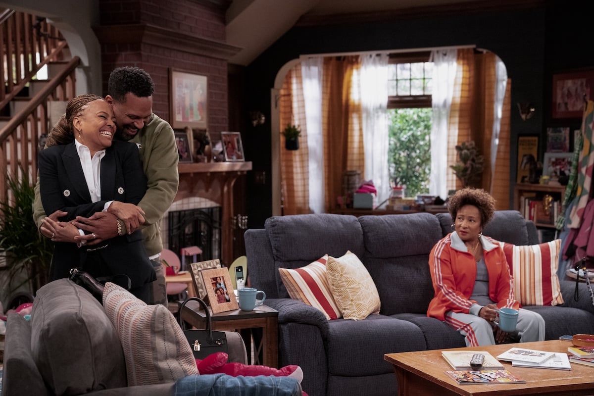 The cast of the Netflix sitcom 'The Upshaws' including Kim Fields as Regina, Mike Epps as Bennie, and Wanda Sykes as Lucretia