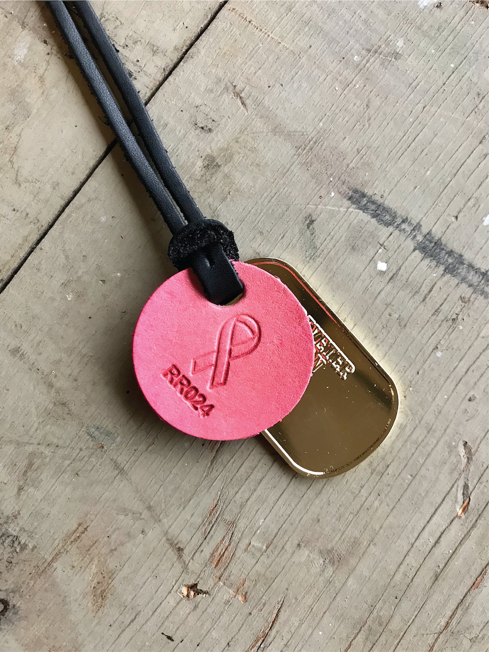 Think Pink R. Riveter keychain