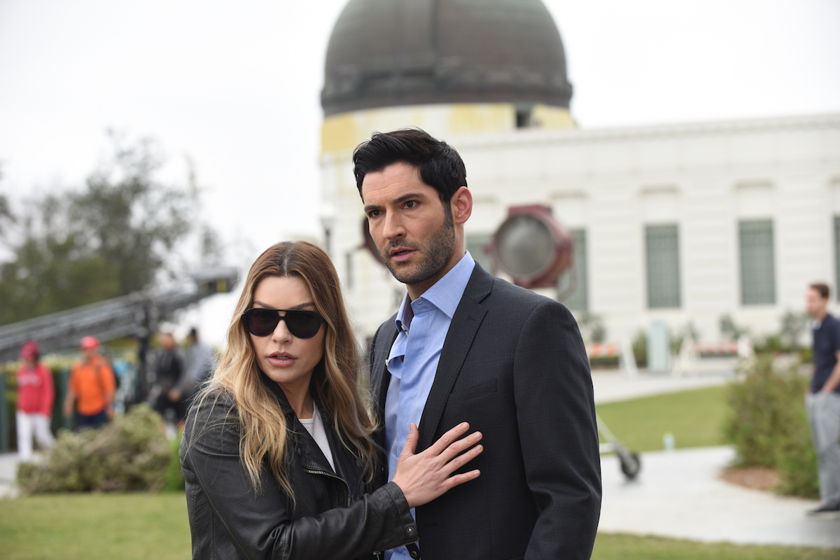 Lauren German and Tom Ellis in 'Lucifer'