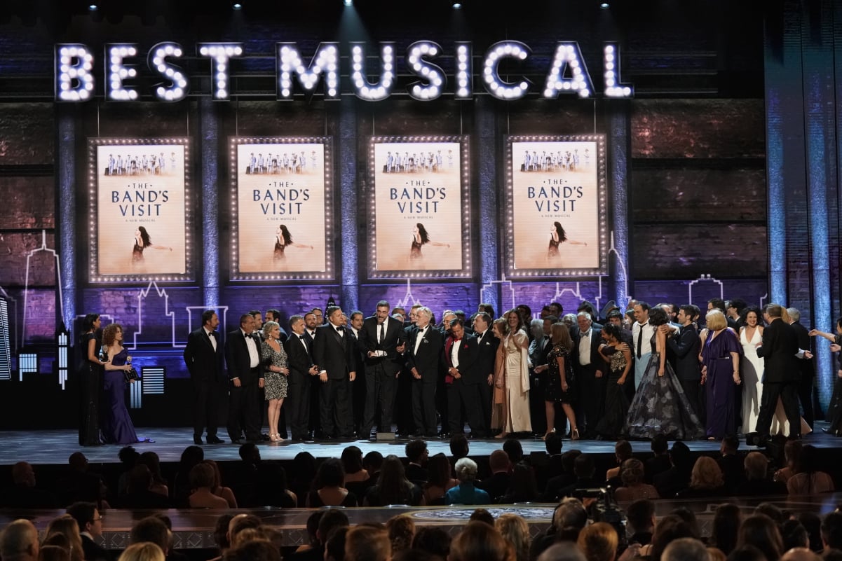 On stage at the 2018 Tony Awards. The 74th Annual Tony Awards airs Sunday Sept. 26, 2021 on CBS and Paramount+.