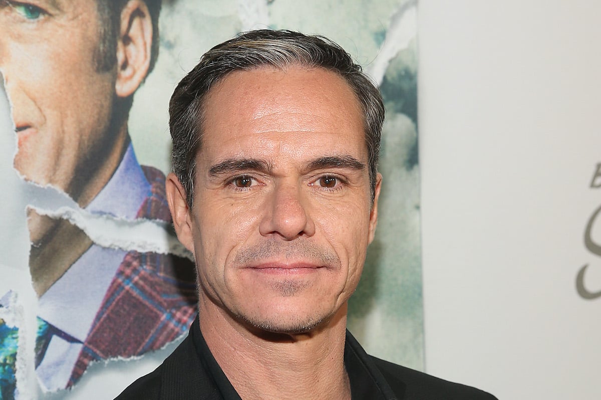 Tony Dalton wears a black outfit to an event for the AMC series 'Better Call Saul,' on which he plays Lalo Salamanca