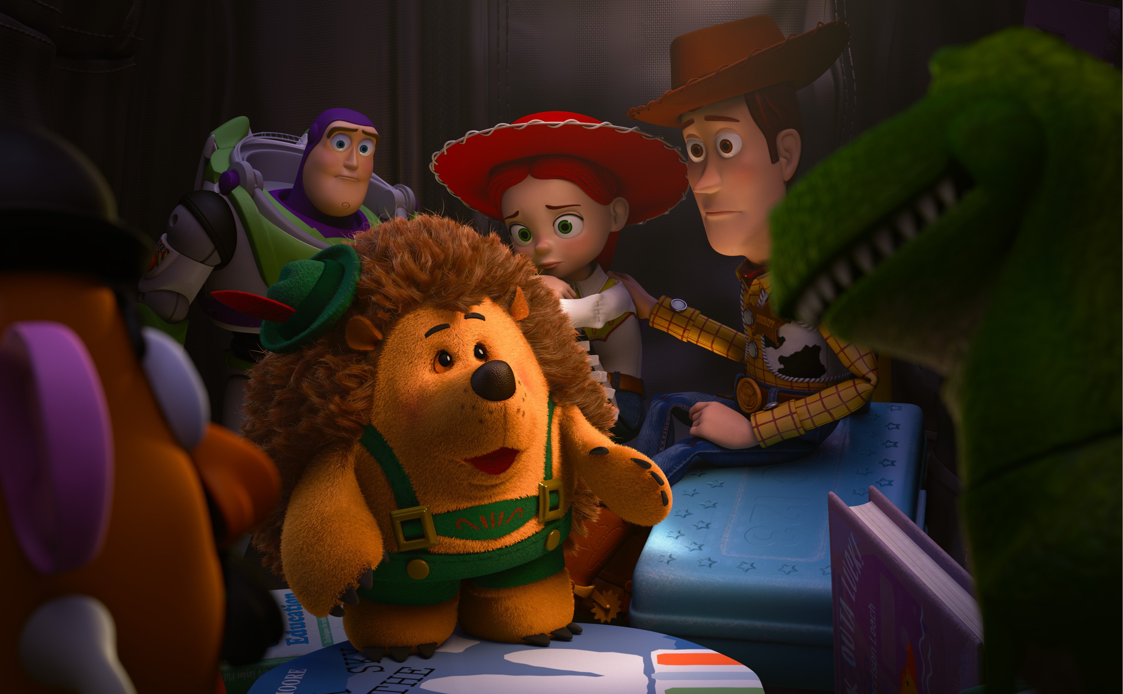 Disney Pixar movies ranked includes 'Toy Story,' with characters seen here surrounding each other in 'Toy Story of Terror'