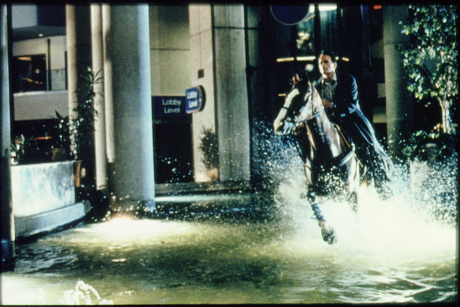 True Lies: Harry chases a terrorist on horseback