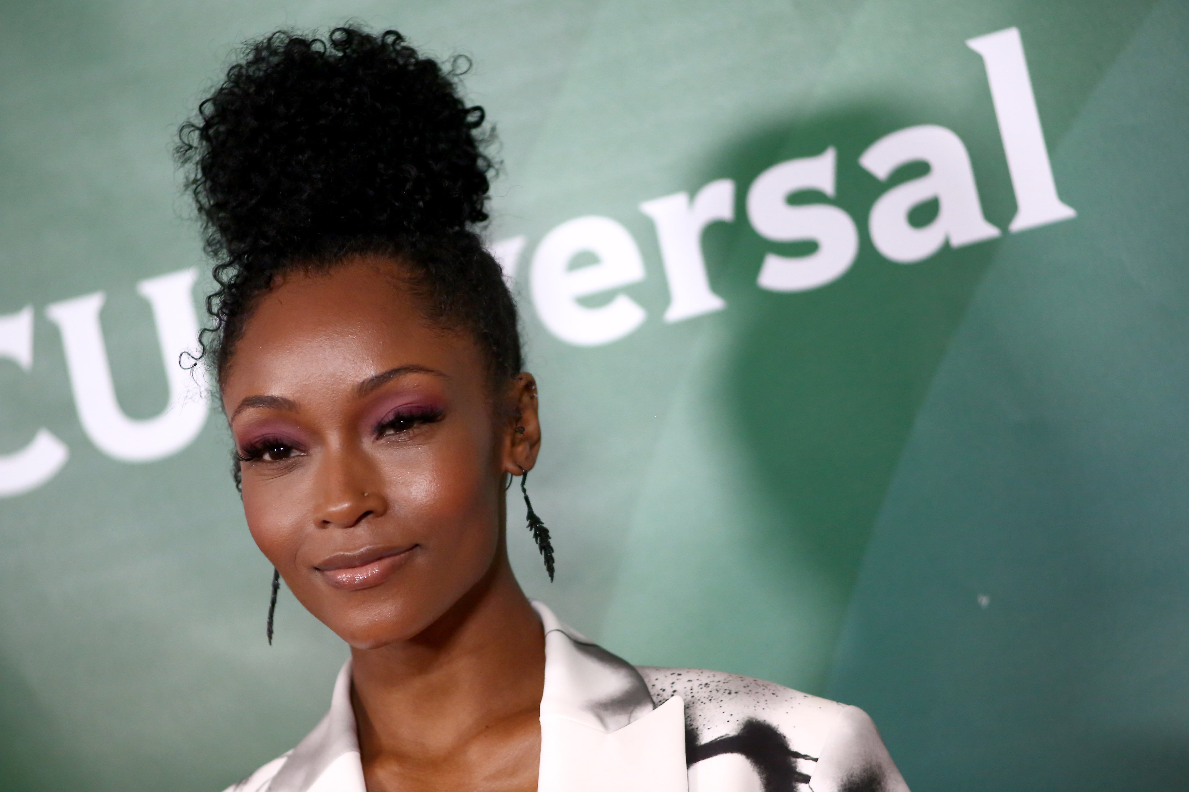 Yaya DaCosta attends the 2020 NBCUniversal Winter Press Tour