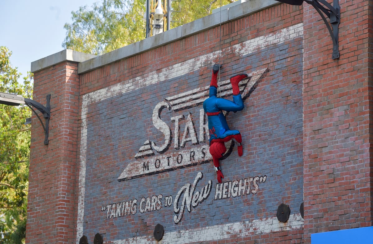 Spider-Man at Web Slingers: A Spider-Man Adventure in Disneyland