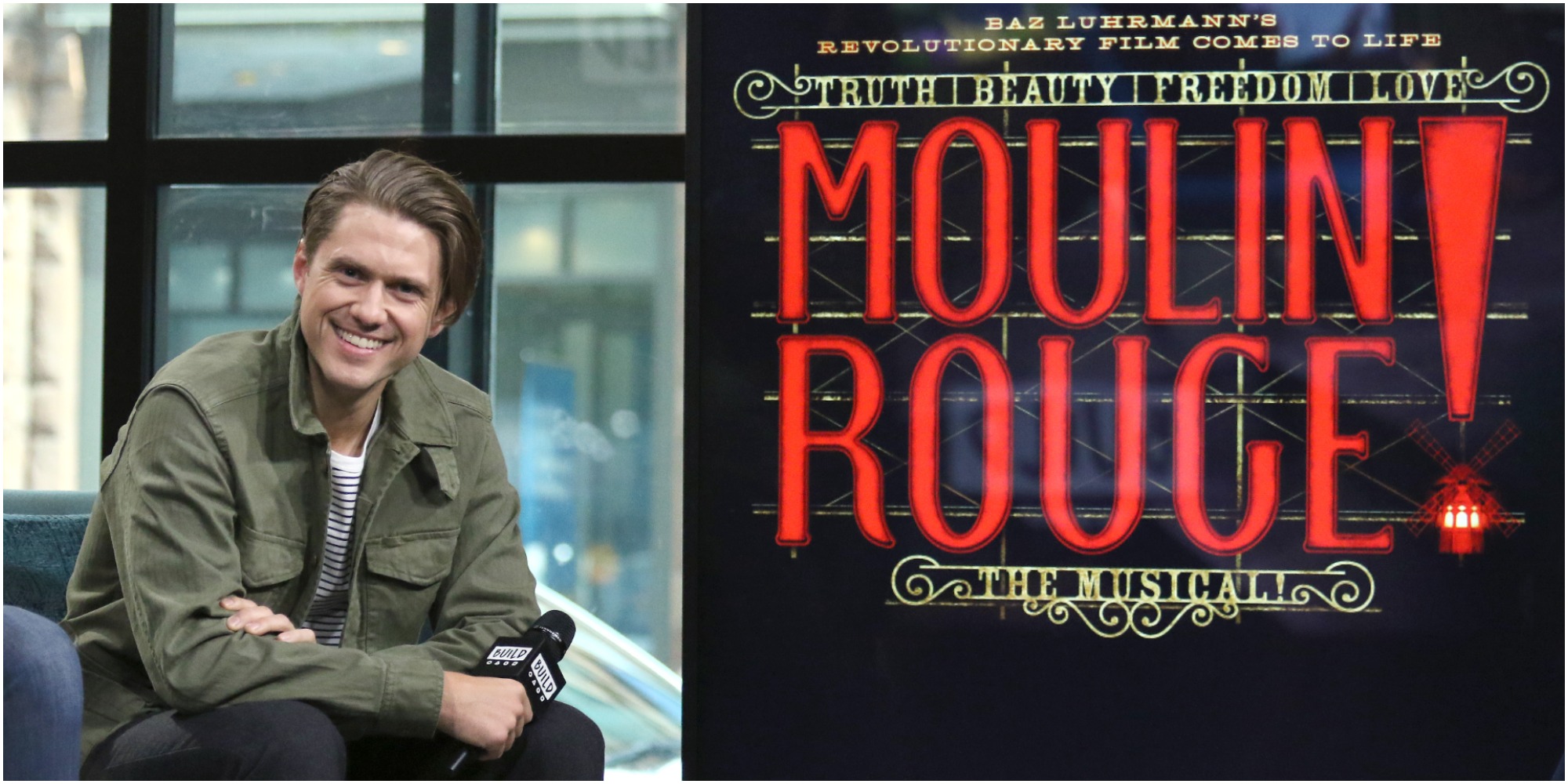 Aaron Tveit discusses his role of poet Christian in Moulin Rouge! The Musical.