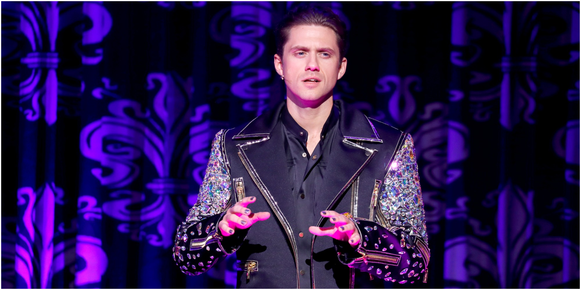 Aaron Tveit plays the role of poet Christian in Broadway's "Moulin Rouge! The Musical" a role where for which he was the given the sole nomination in his category.