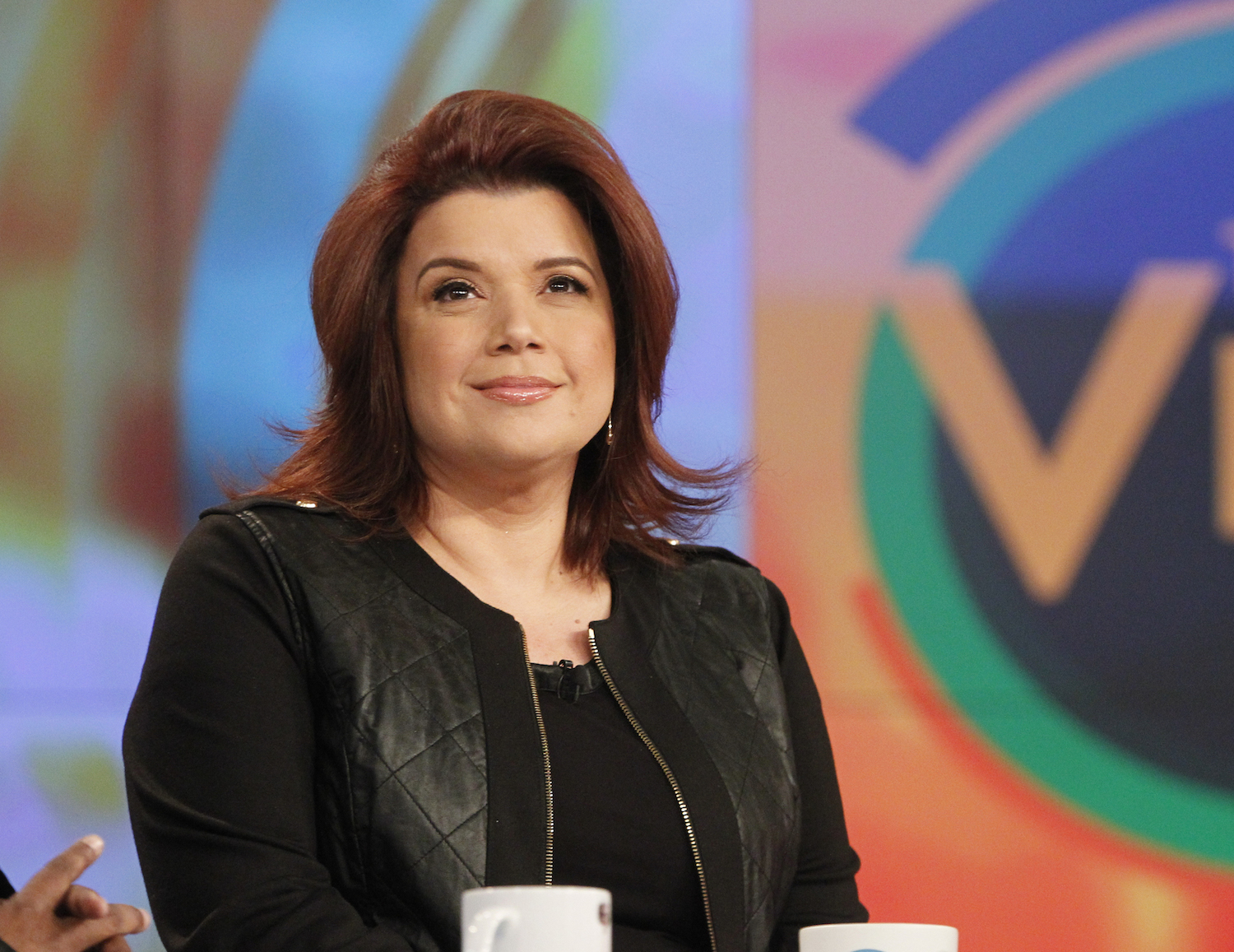 Ana Navarro sitting and observing