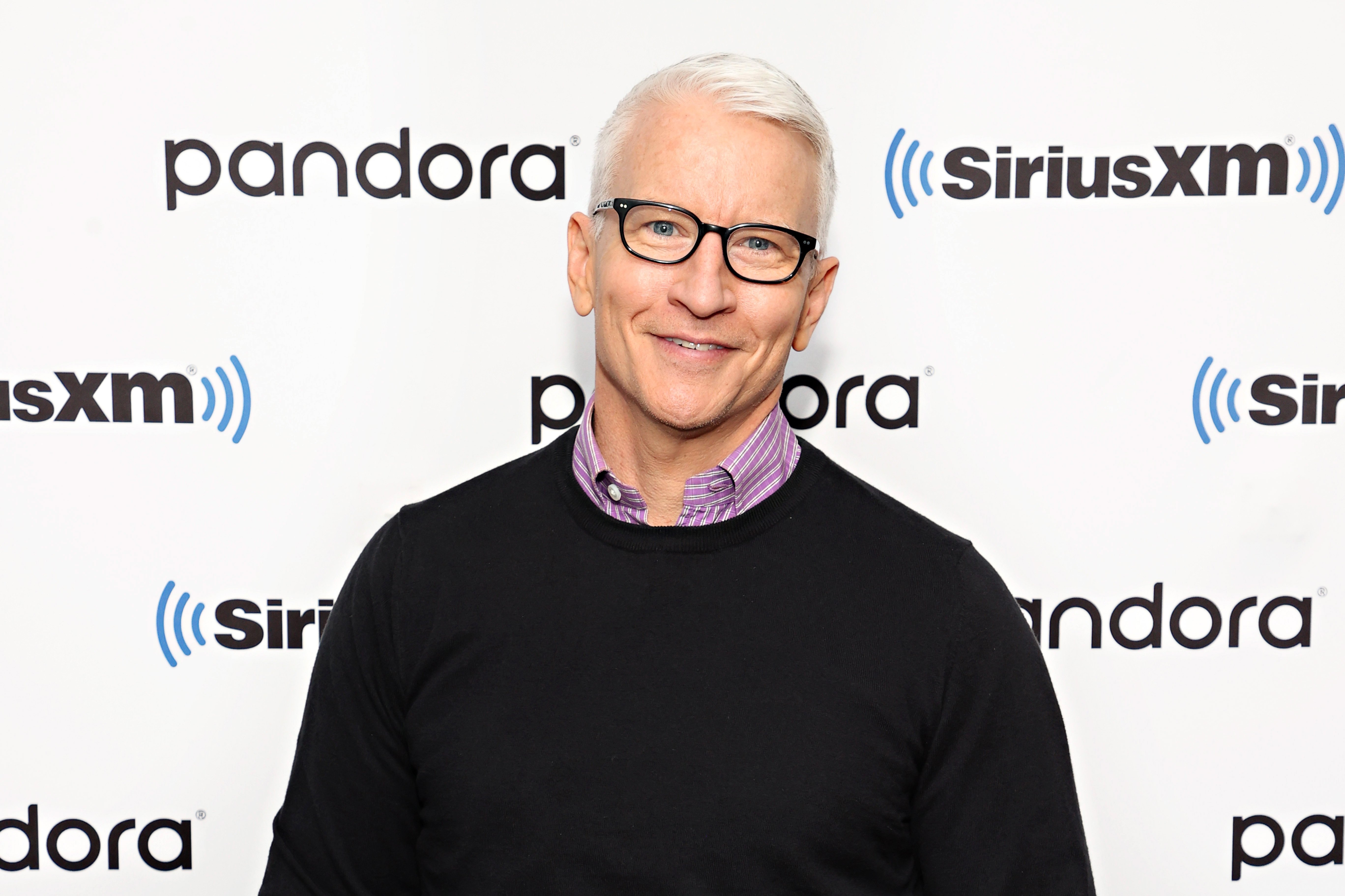 Anderson Cooper smiles