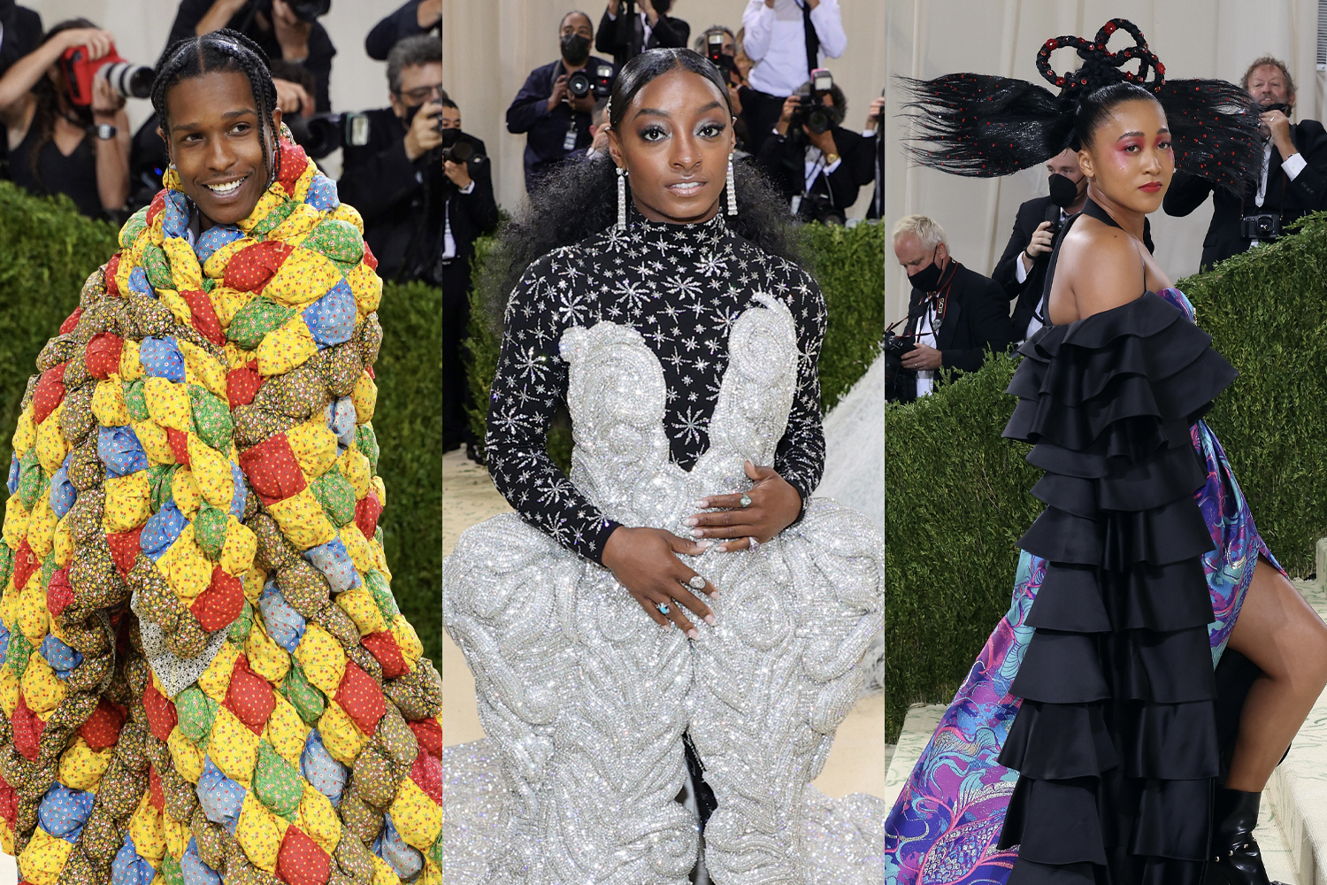 A$AP Rocky, Simon Biles, and Naomi Osaka