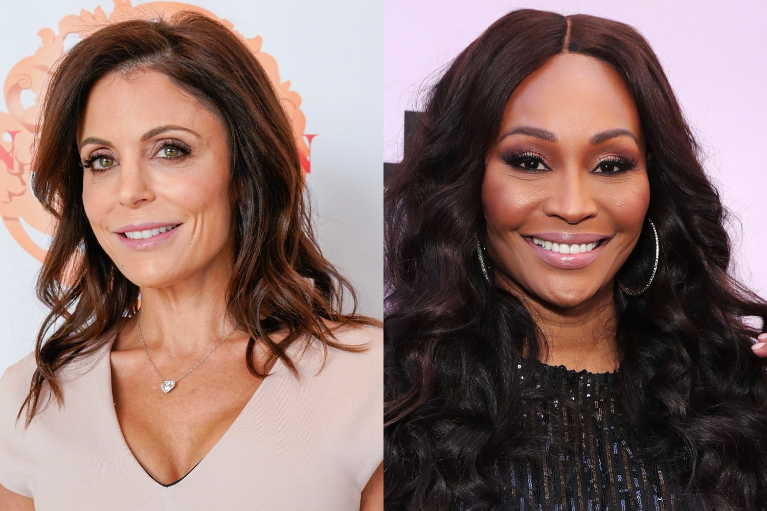 Bethenny Frankel and Cynthia Bailey smiling