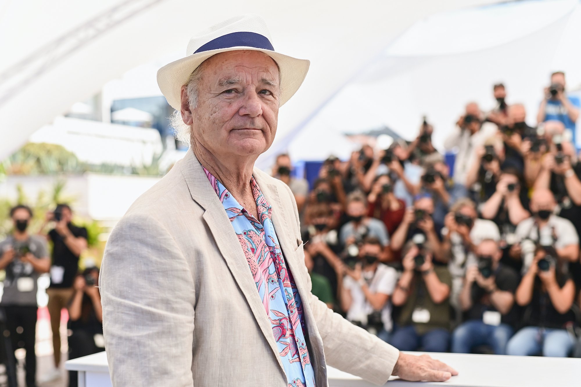 Bill Murray attends the "New Worlds: The Cradle Of Civilization" photocall during the 74th annual Cannes Film Festival on July 16, 2021 in Cannes, France.