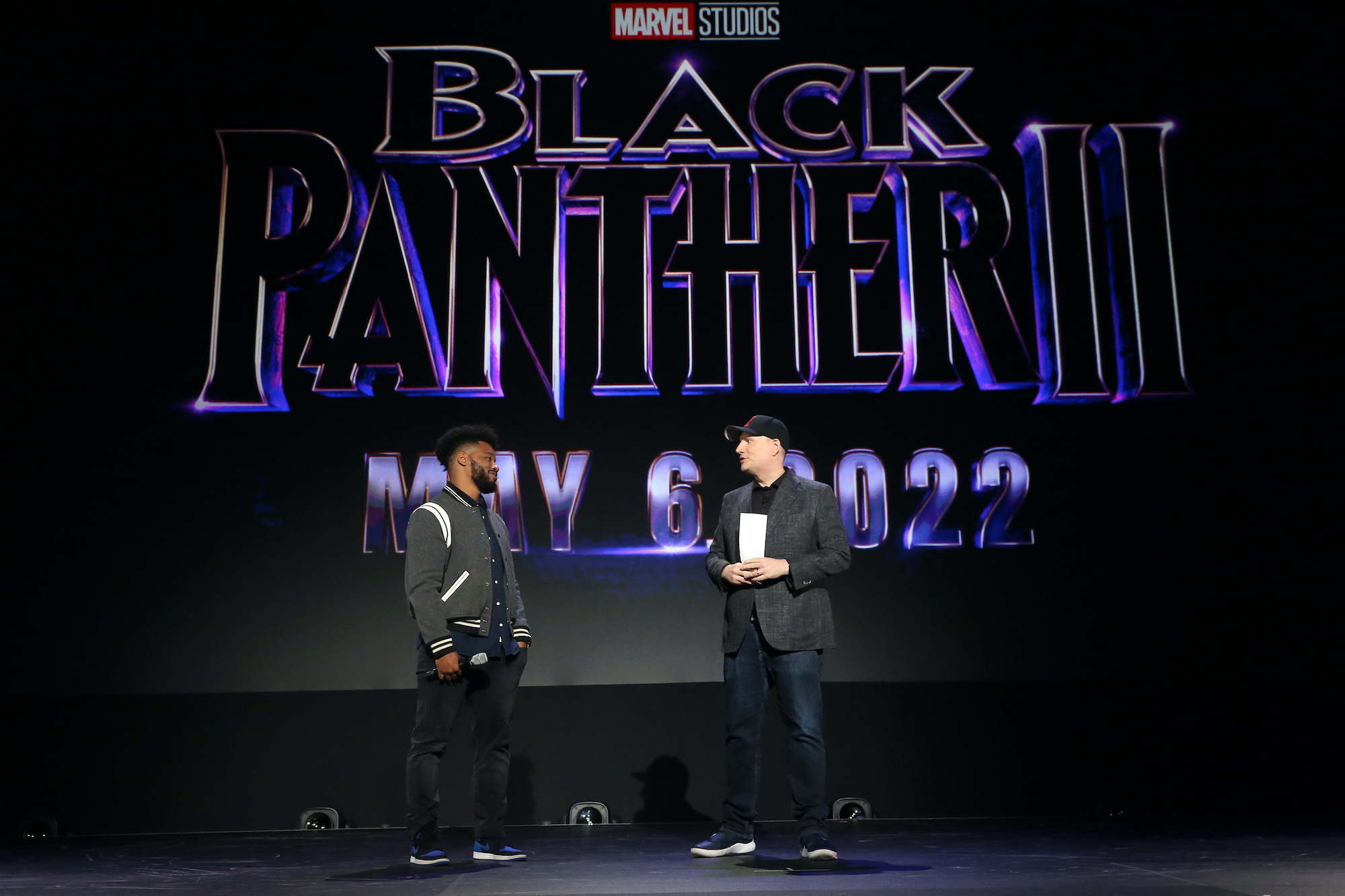 Ryan Coogler of 'Black Panther 2' and President of Marvel Studios Kevin Feige