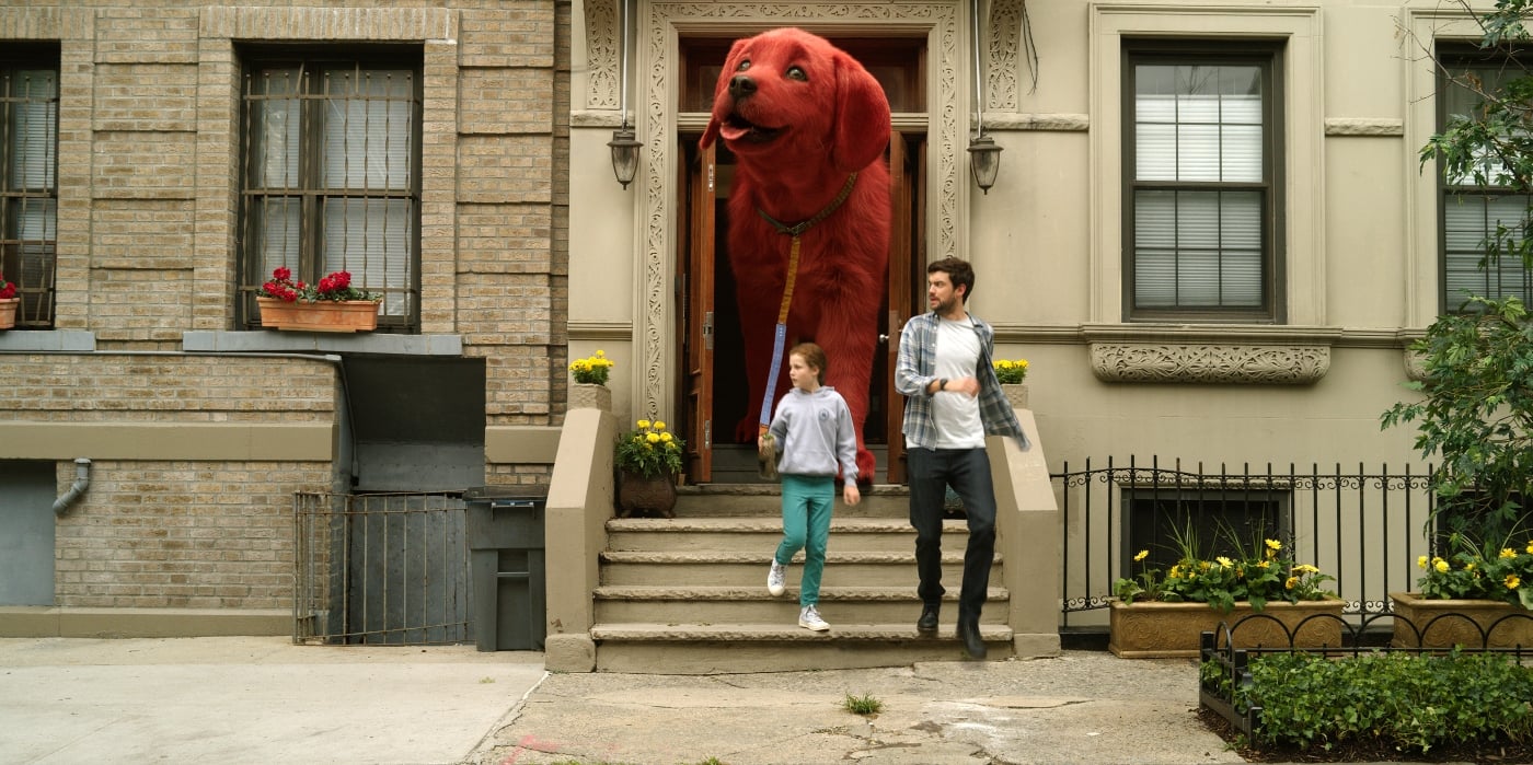 Darby Camp and Jack Whitehall star in 'CLIFFORD THE BIG RED DOG'