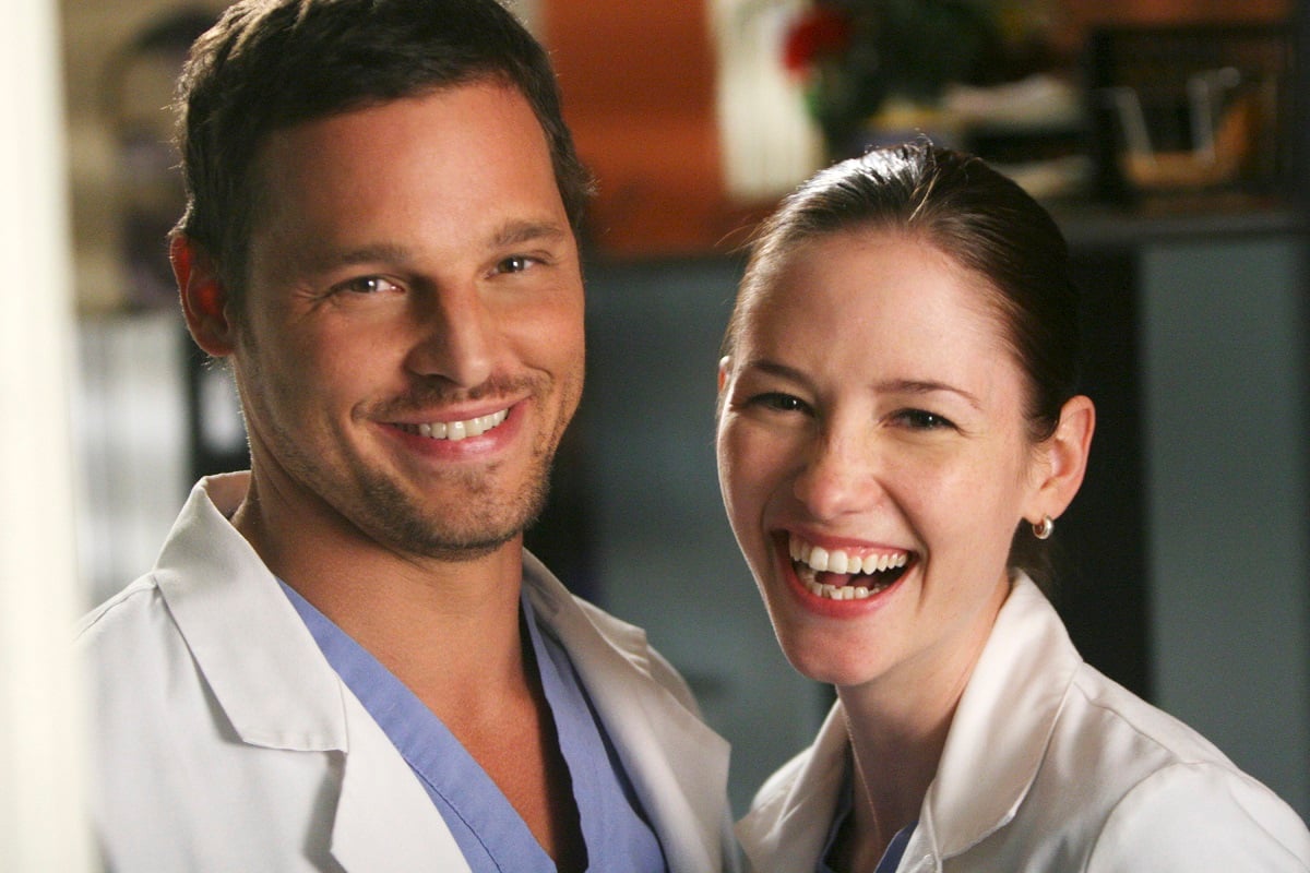 (L-R): Alex (Justin Chambers) and Lexie (Chyler Leigh) in 'Grey's Anatomy'