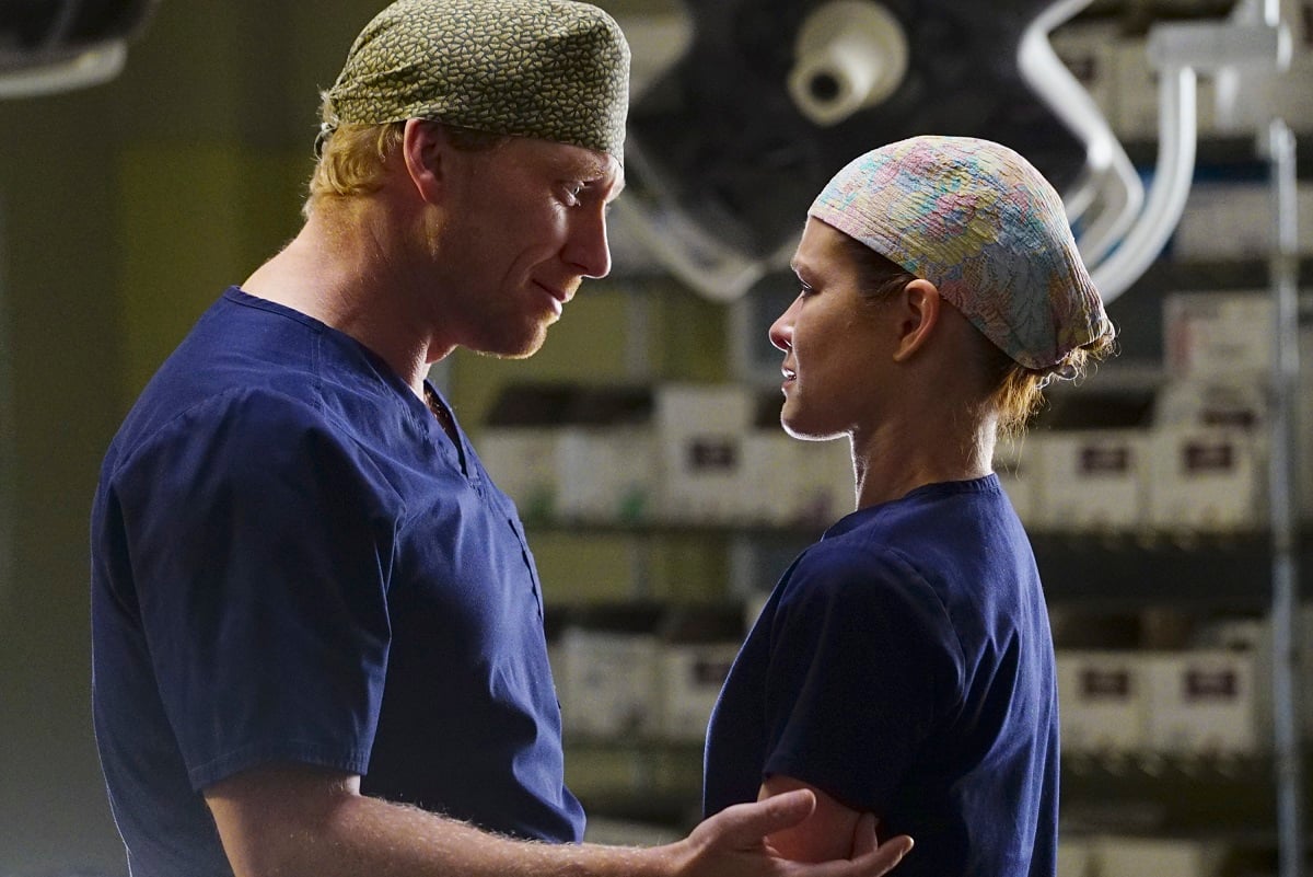 Owen (Kevin McKidd) and April (Sarah Drew) in 'Grey's Anatomy'