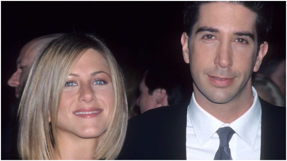 David Schwimmer and Jennifer Aniston once crushed on one another on the "Friends" set.