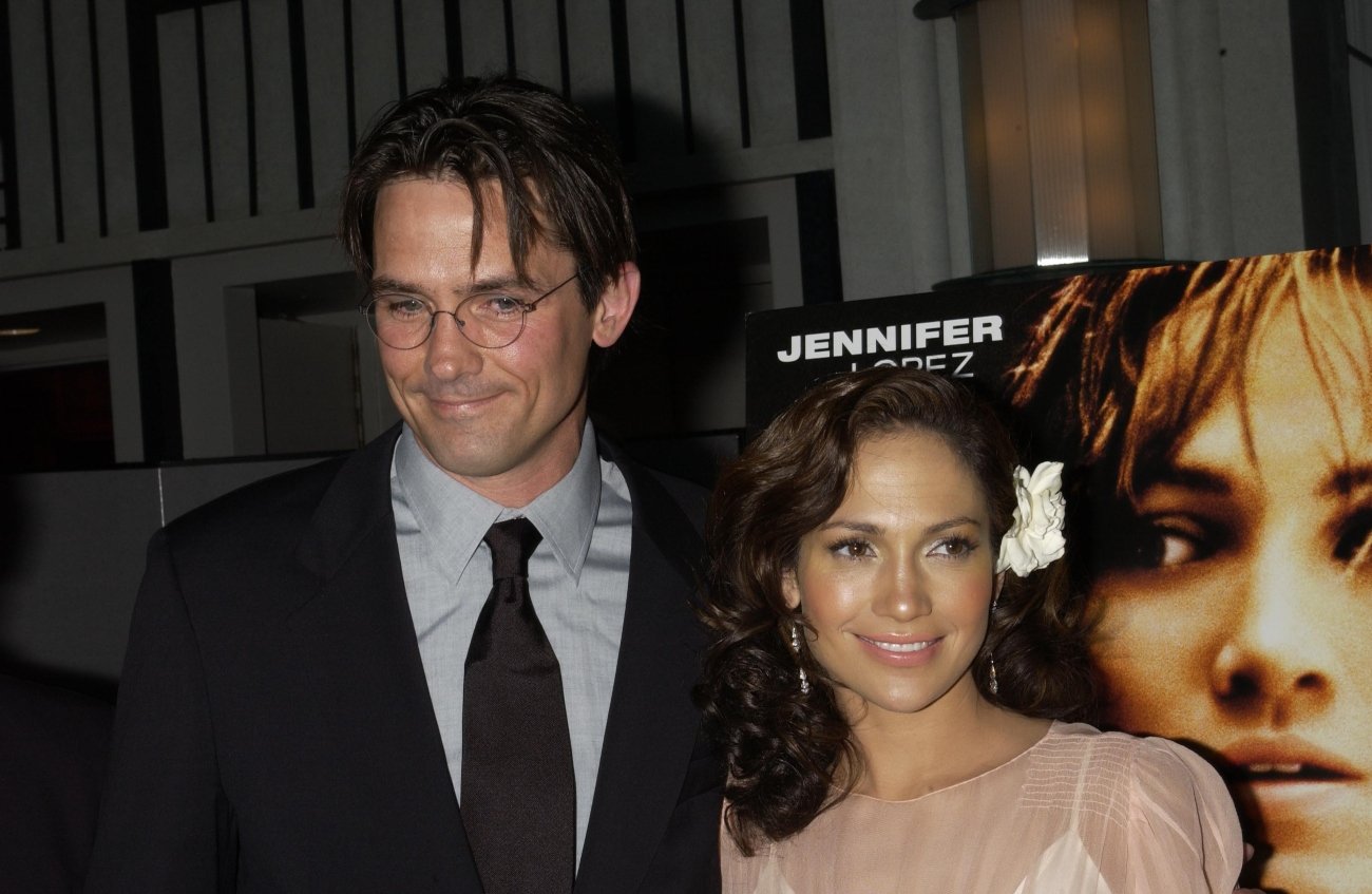 Jennifer Lopez and Billy Campbell at 'Enough' premiere