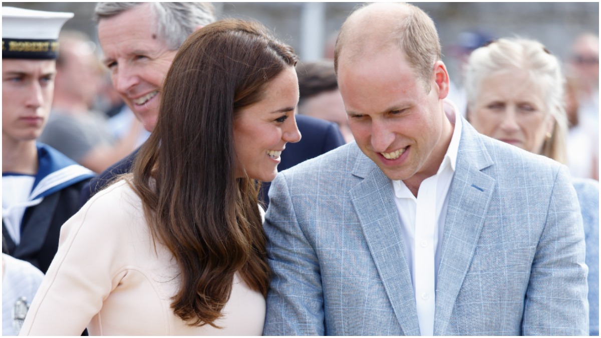 Did Kate Middleton and Prince William, here in a paparazzi photo, live together before marriage?