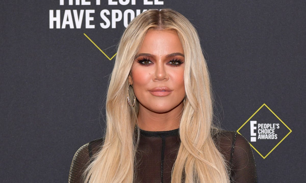 Khloé Kardashian attends the 2019 E! People's Choice Awards.