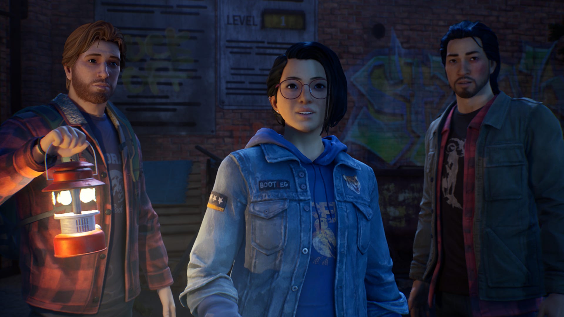 'Life is Strange: True Colors' characters Ryan, Alex, and Gabe