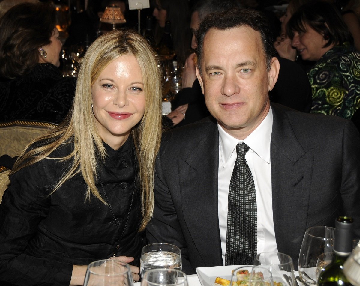 Meg Ryan and Tom Hanks on March 10, 2008, in New York City.
