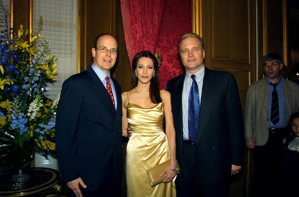 Prince Albert of Monaco in the company of Hunter Tylo and her then-husband Michael Tylo