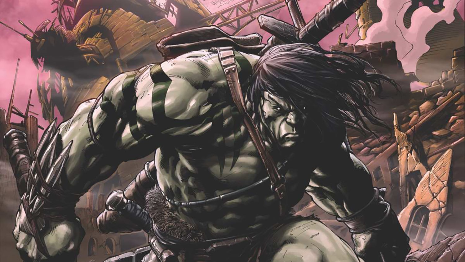 Marvel's 'Planet Hulk' comic inked by Jeffrey Huet