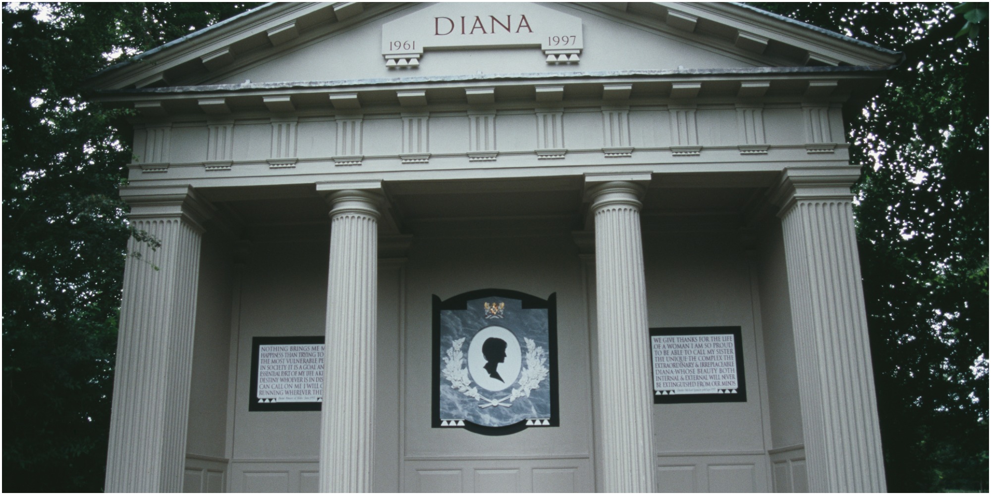 Princess Diana memorial at Althorp House.