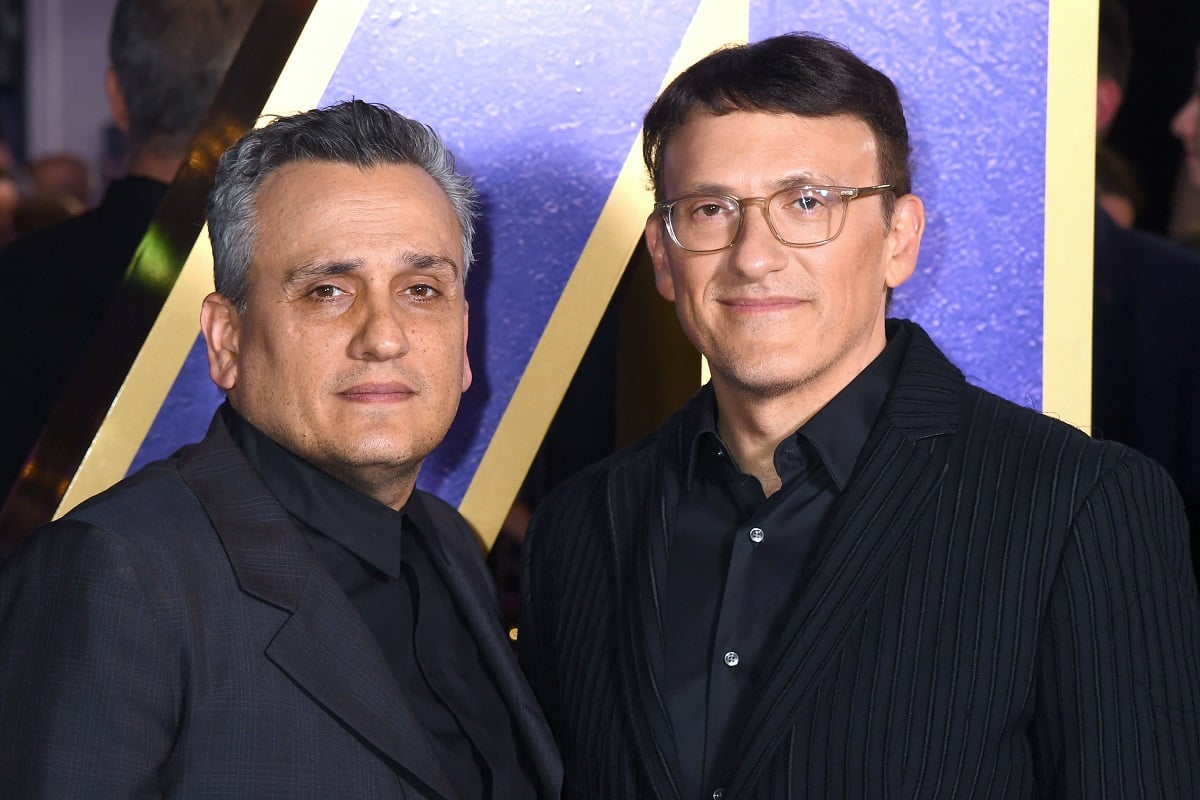 The Russo Brothers Joe (L) and Anthony (R) Russo attend Marvel's 'Avengers Endgame' UK Fan Event on April 10, 2019, in London, England.