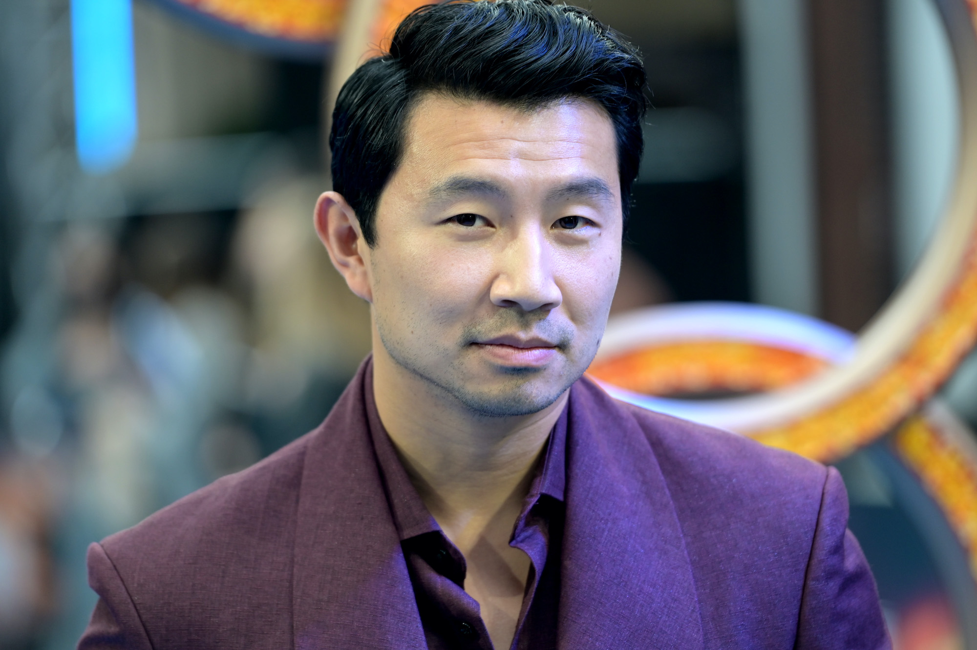 Simu Liu attends the "Shang-Chi" premiere