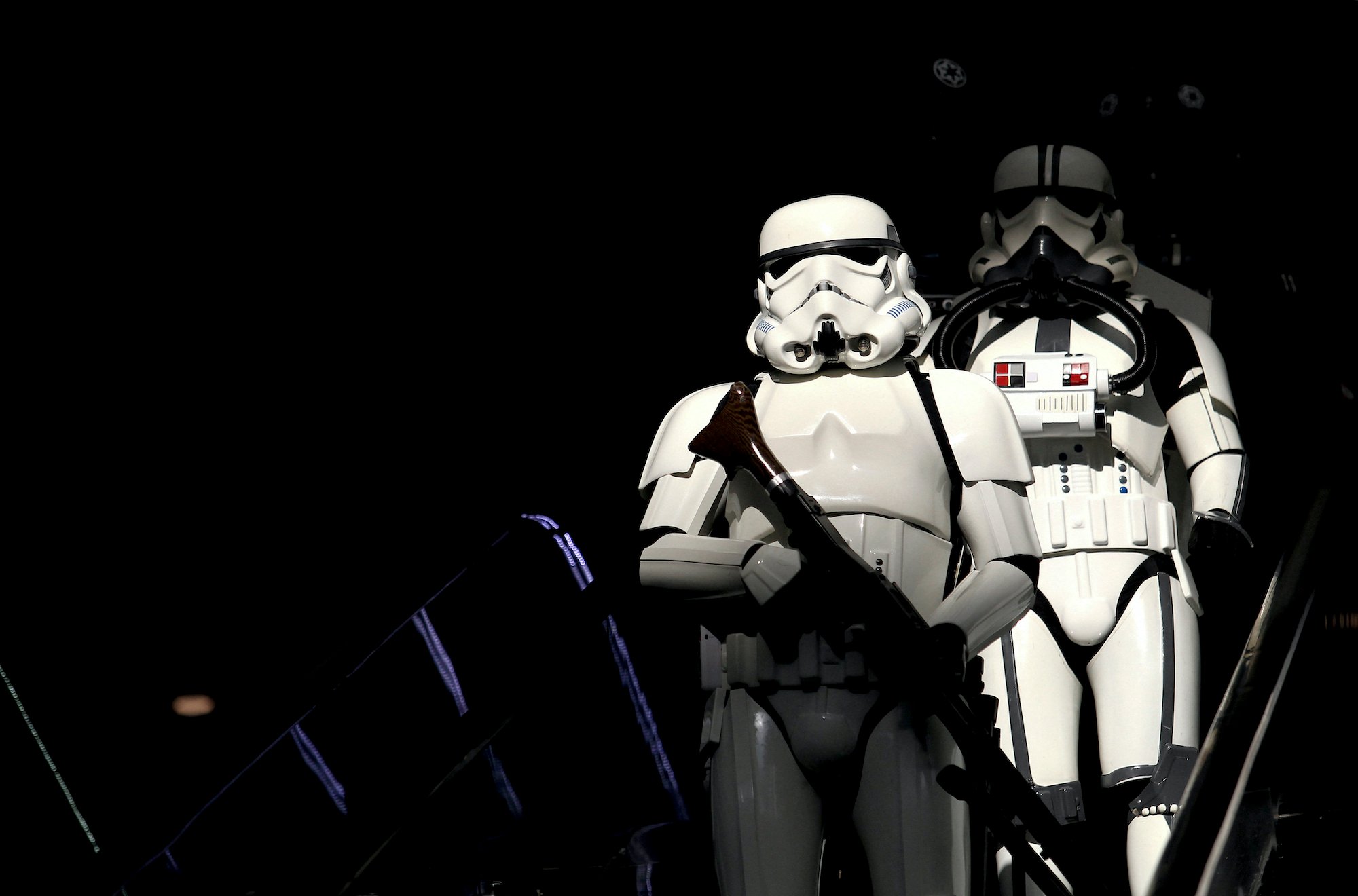 Stormtroopers from 'Star Wars' 