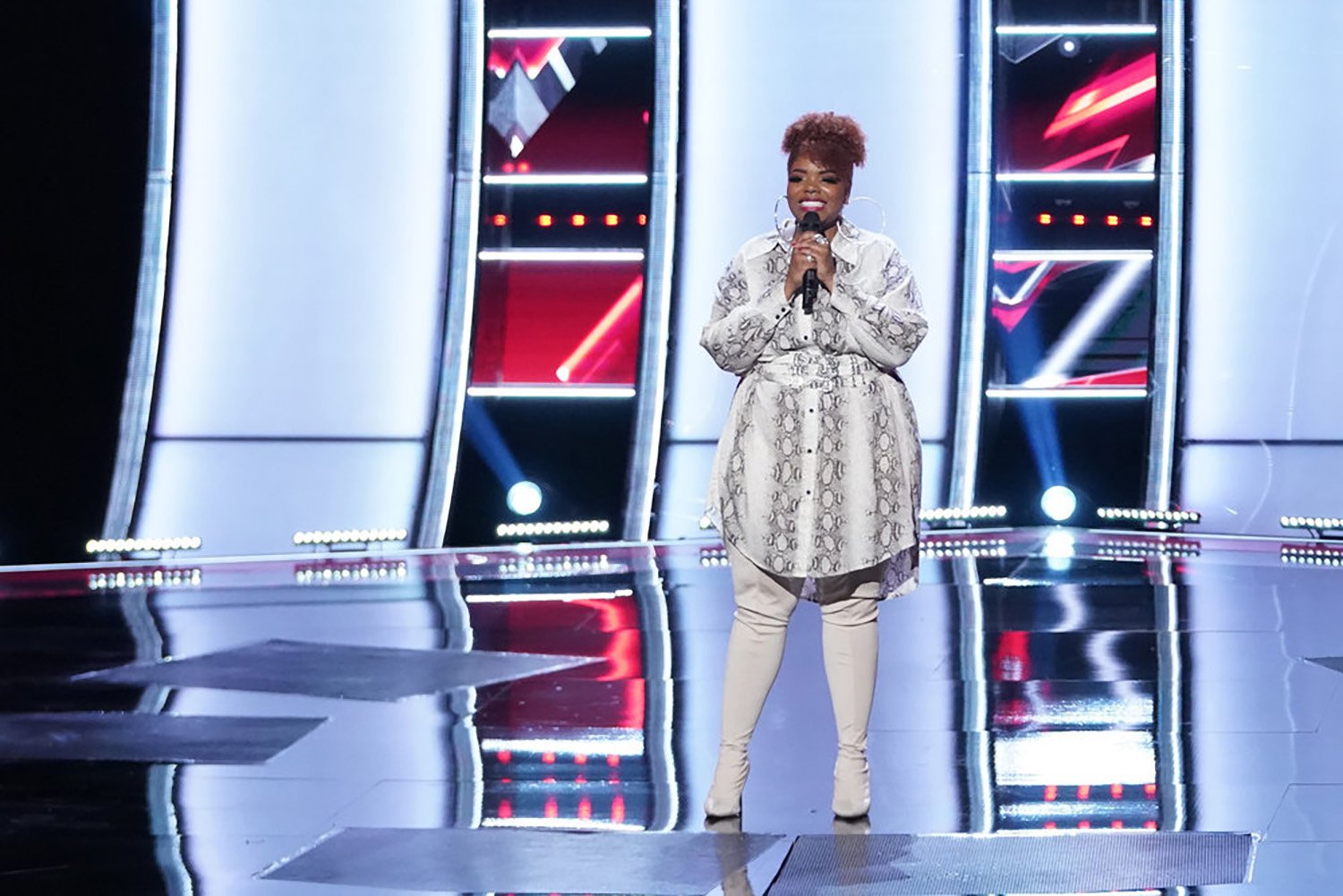 Gymani performs on The Voice Season 21 Episode 2