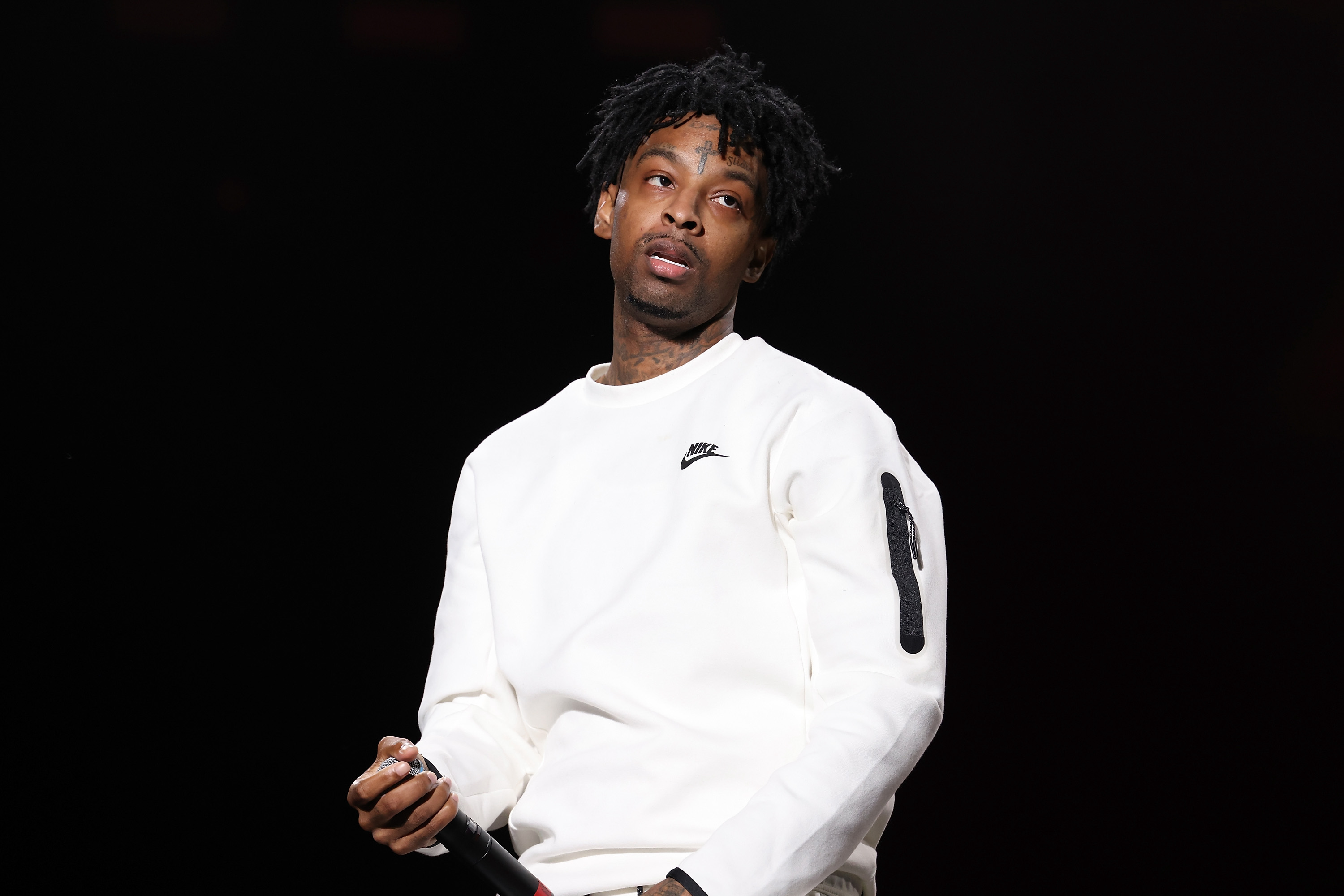 21 Savage performs onstage