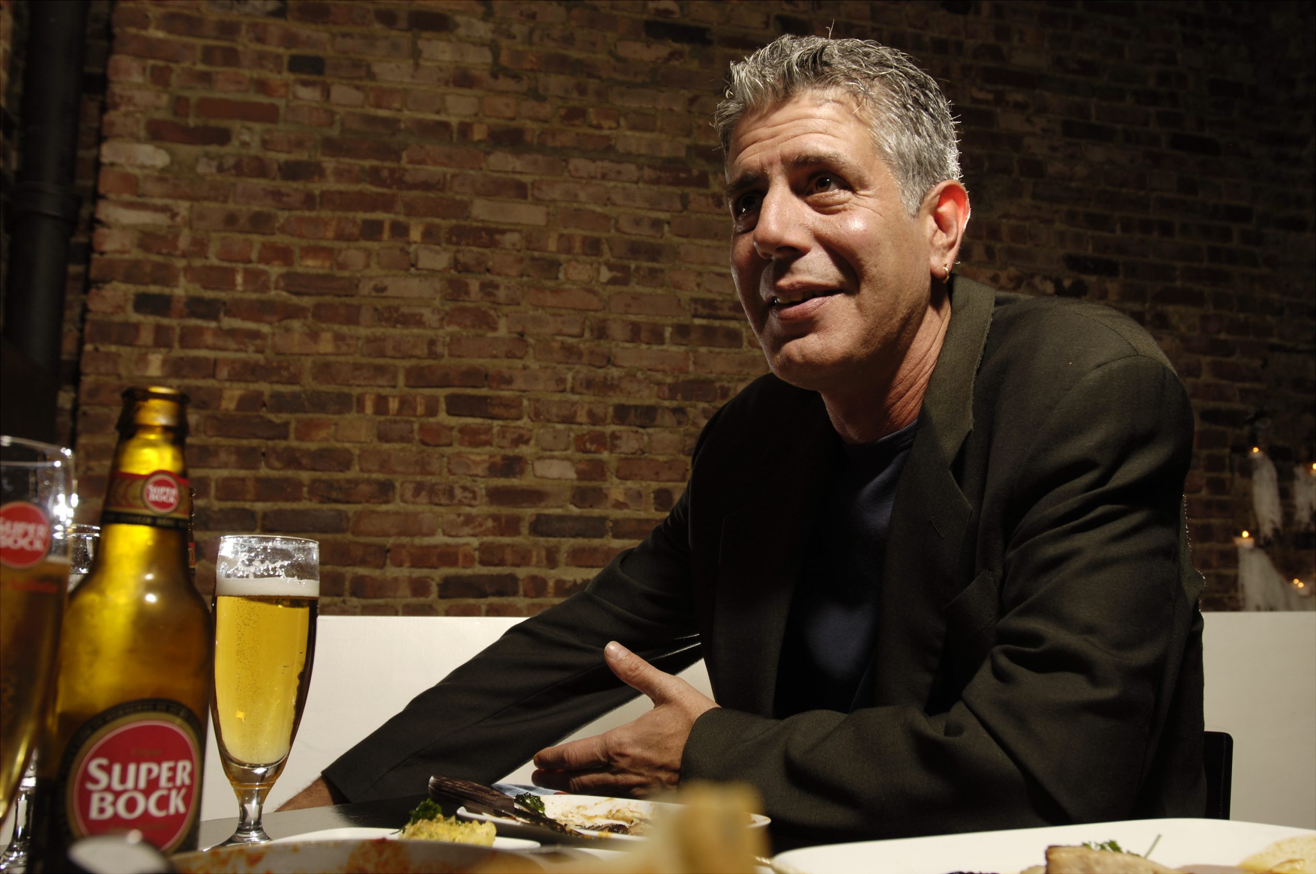 The late celebrity chef Anthony Bourdain