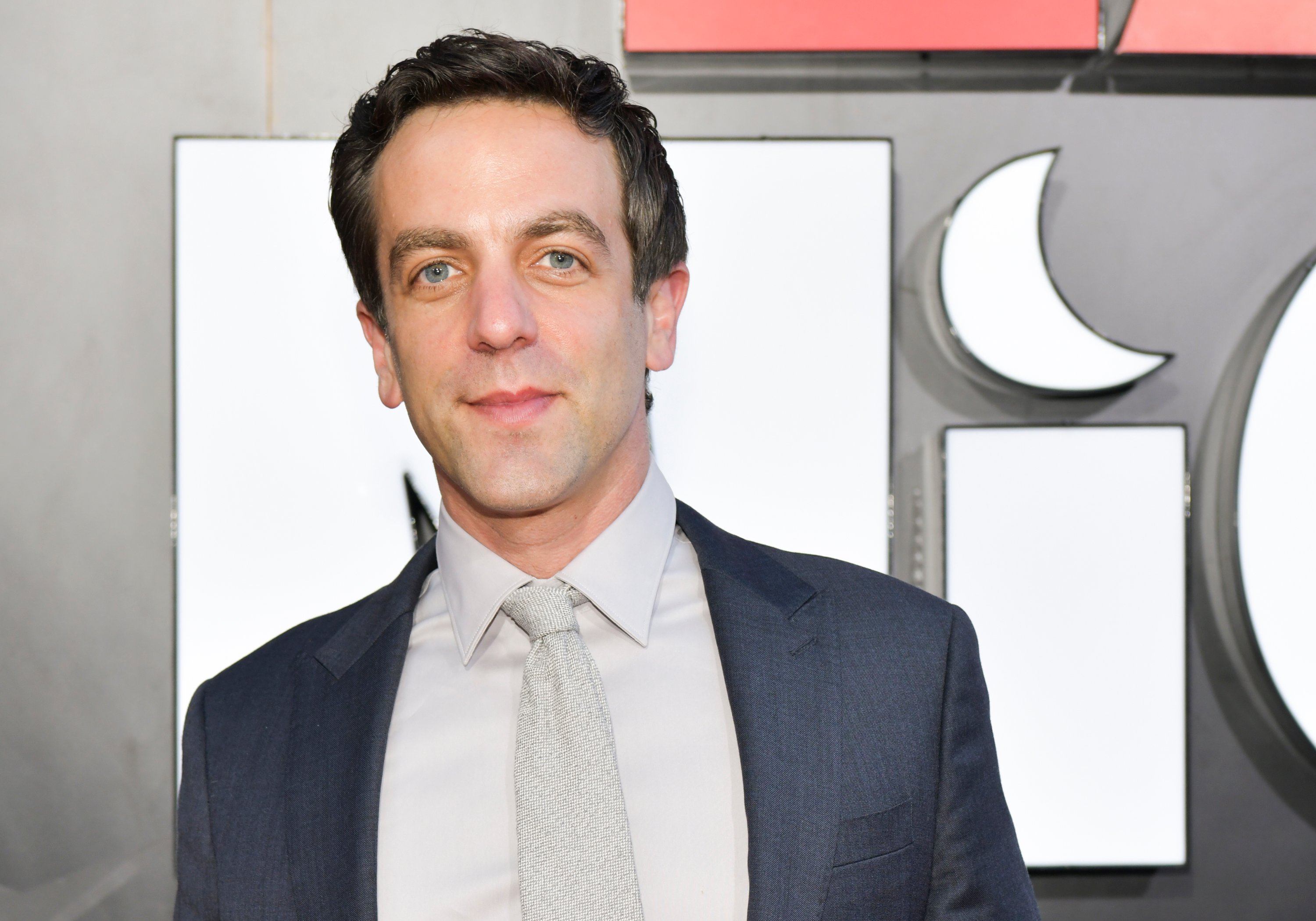 A close-up of B.J. Novak at a premiere.