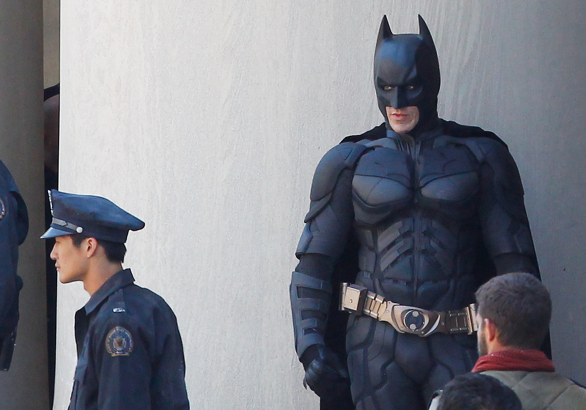 Christian Bale in his Batman Best Batsuit
