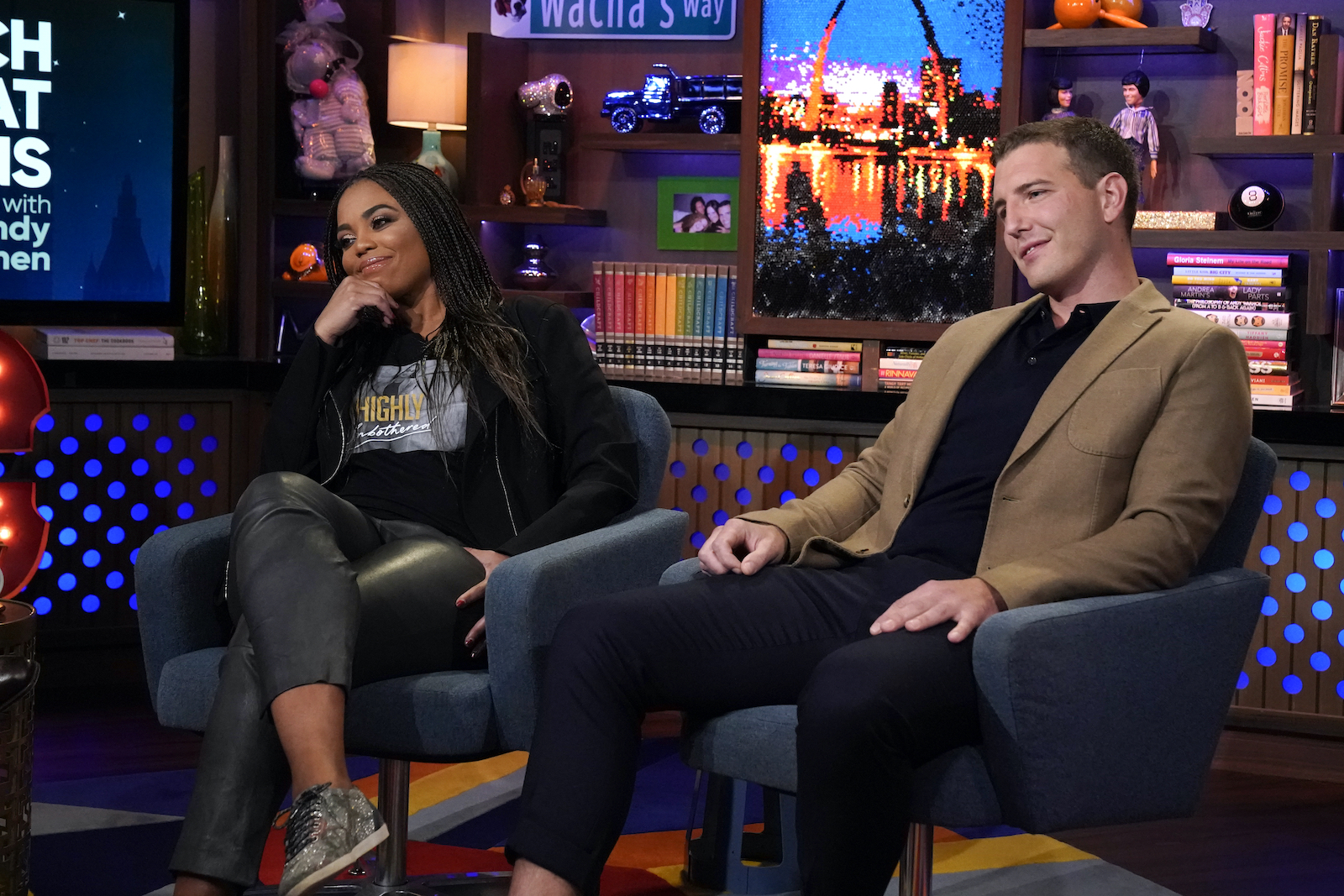 Jemele Hill from Below Deck joined chef Kevin Dobson on WWHL