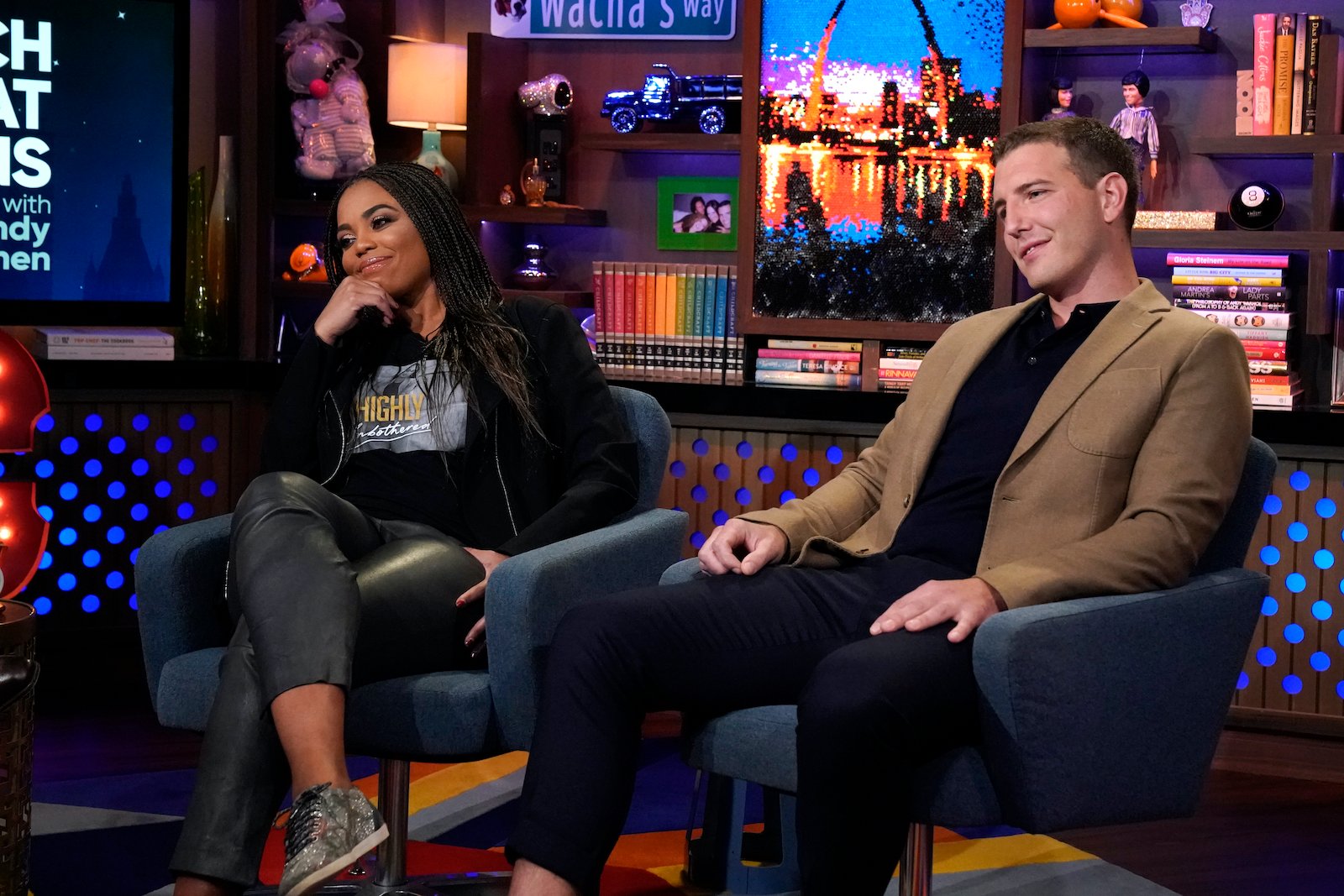 Jemele Hill from Below Deck joined chef Kevin Dobson on WWHL