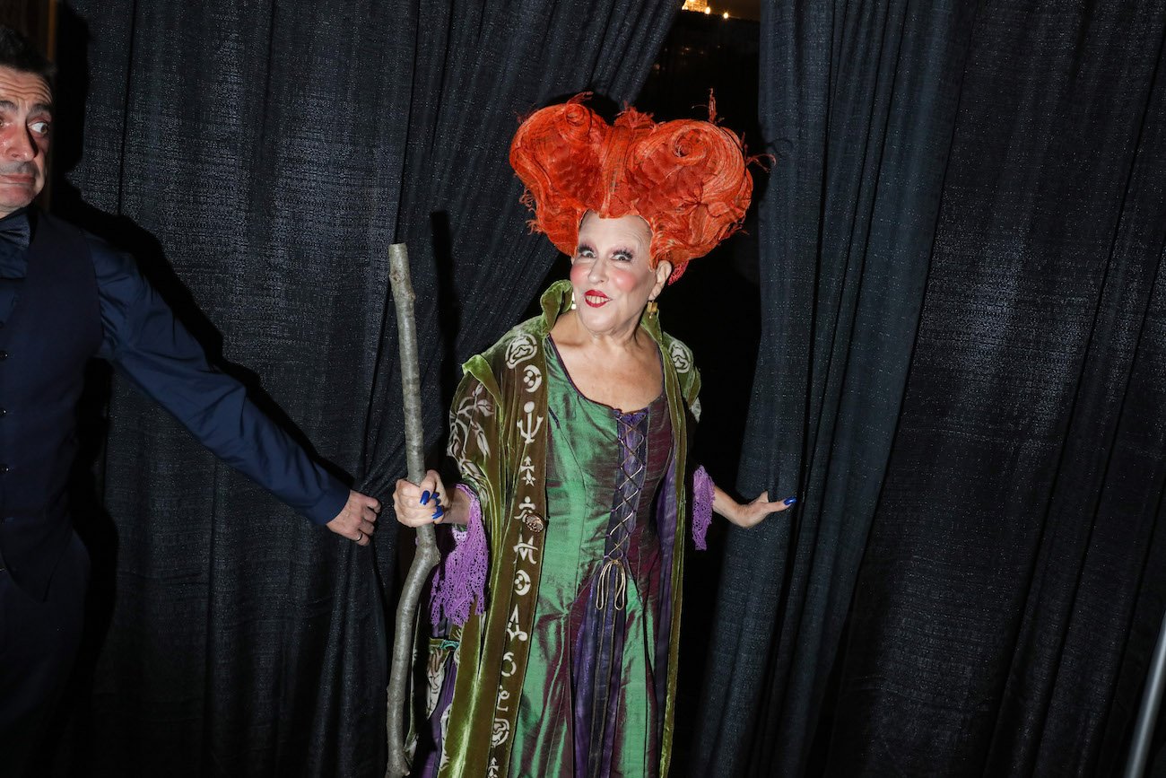 Bette Midler dressed as Winifred Sanderson from 'Hocus Pocus.' 
