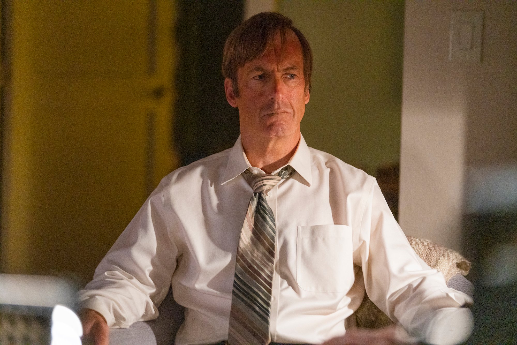Better Call Saul: Bob Odenkirk sits in a chair